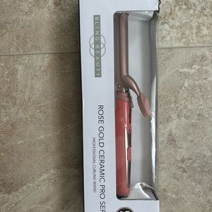 Rose Gold Ceramic Curling Wand